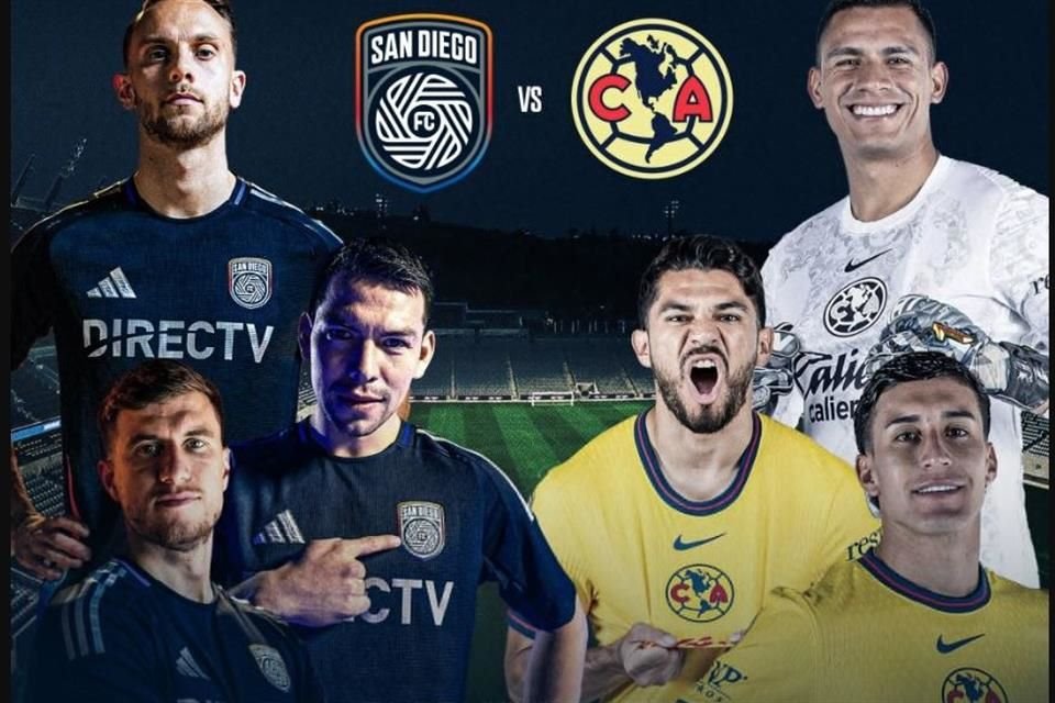 América anunció una alianza con el San Diego FC, nuevo club de la MLS, en la que incluye un par de amistosos, el primero para el 21 de junio