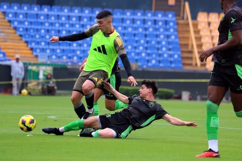 Los Tigres igualaron 2-2 en amistoso ante FC Juárez, en el Estadio Universitario.