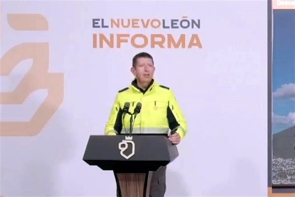 Erik Cavazos, director de Protección Civil estatal, alertó a la población por el descenso de temperaturas.