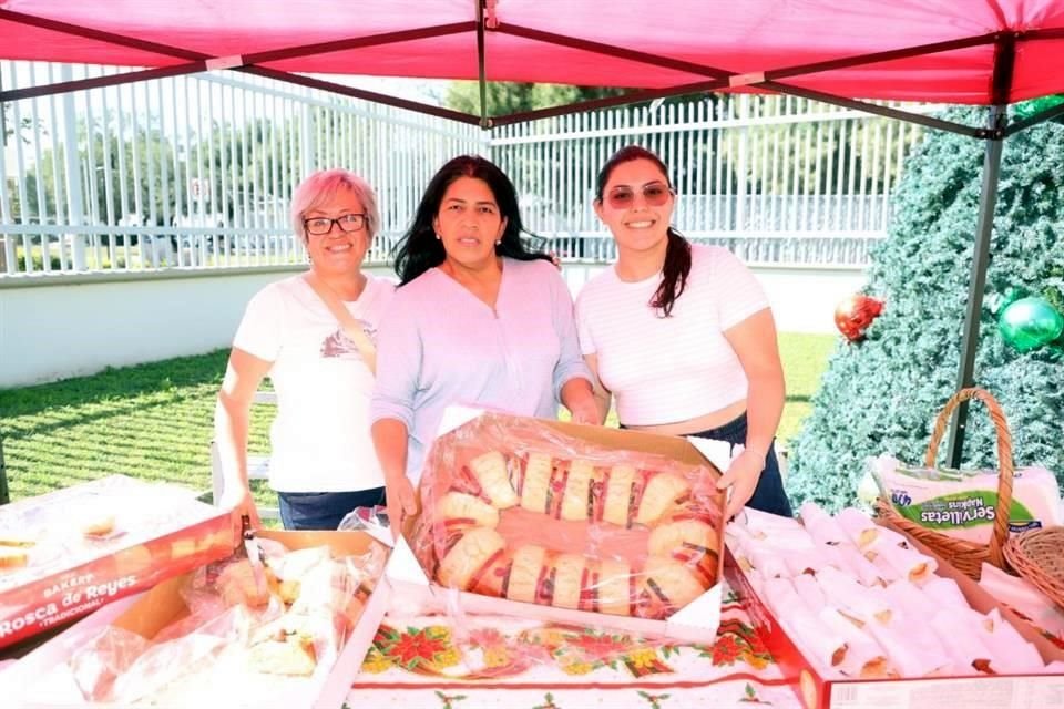 Francis López, Nelly Fonseca y Salma Nielsen