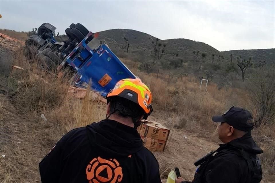 El accidente ocurrió a altura del kilómetro 49 de la Carretera a Colombia.