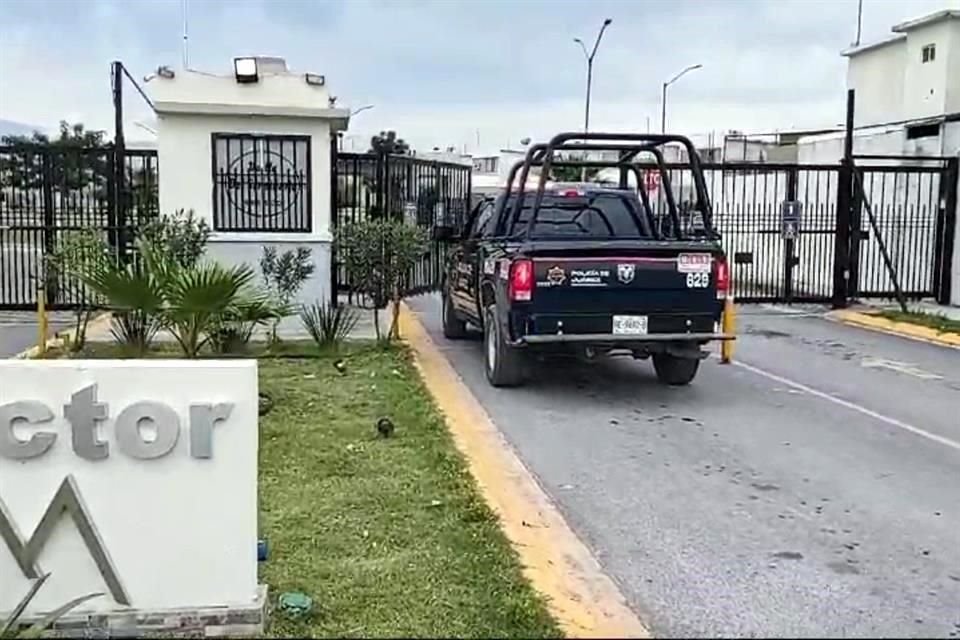 Alrededor de las 10:30 horas se reportaron los hechos en una casa de la calle Valle de San Francisco, en la Colonia Valle del Seminario.