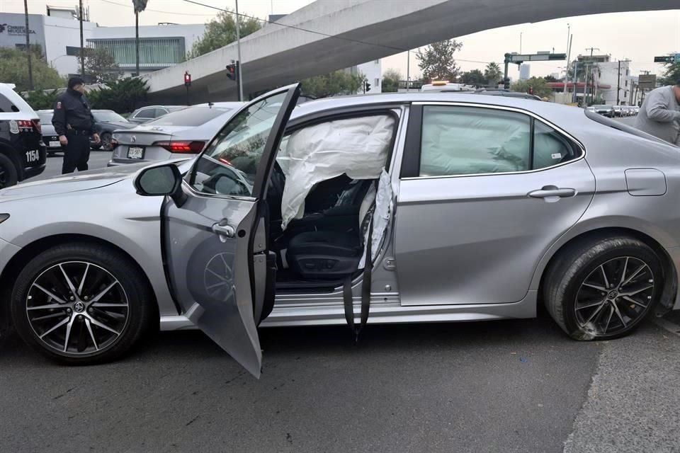 El accidente se reportó cerca de las 17:00 horas.