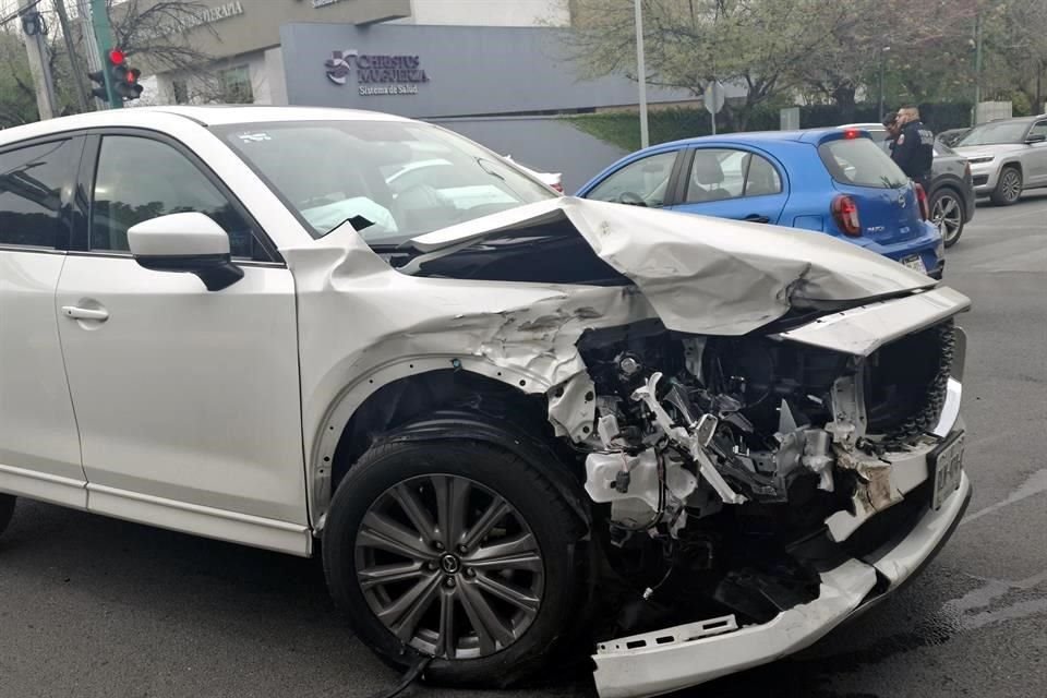 El accidente se reportó cerca de las 17:00 horas.