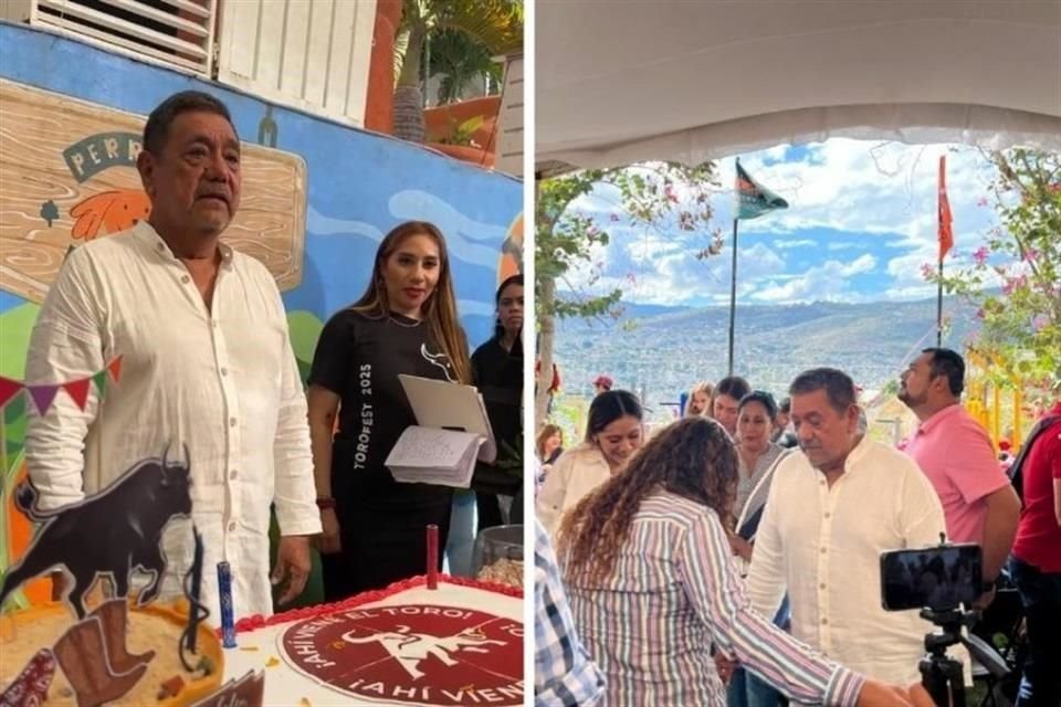 El senador de Morena Félix Salgado festejó su cumpleaños 68 en Chilpancingo, Guerrero.