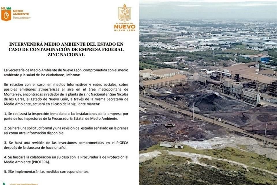 El Estado anunció que realizará una revisión a Zinc Nacional.