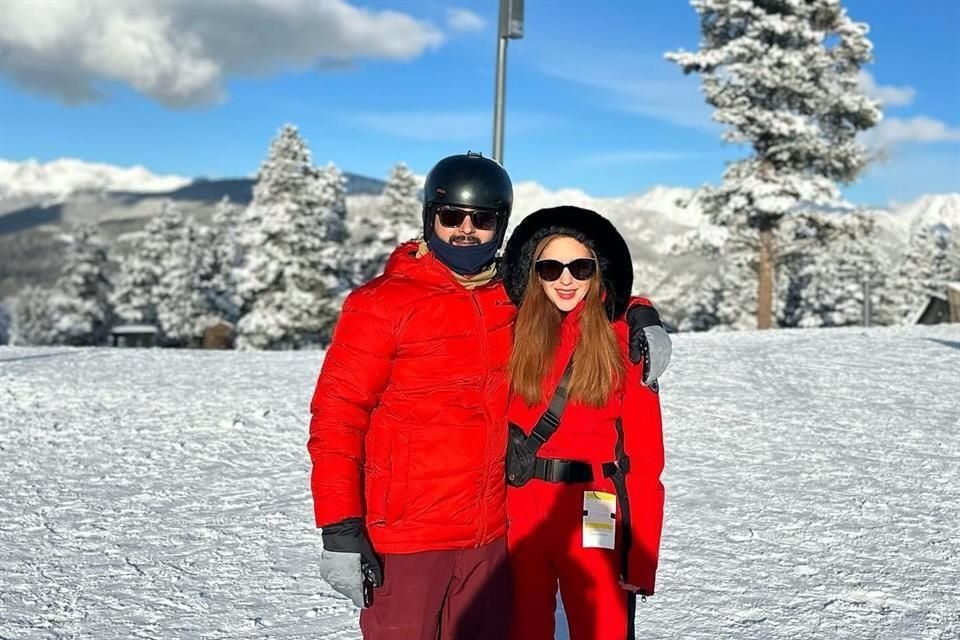 Héctor González y Melissa Handal de González en  Vail