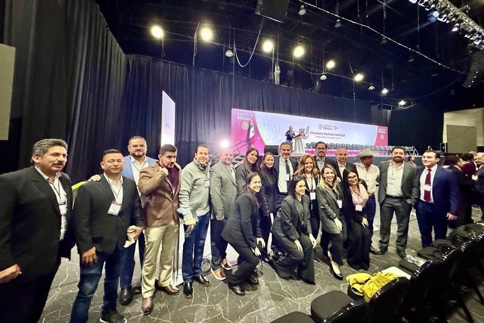 Alcaldes de NL, de diversos partidos, estuvieron presentes en la reunión con la Presidenta Claudis Sheinbaum.