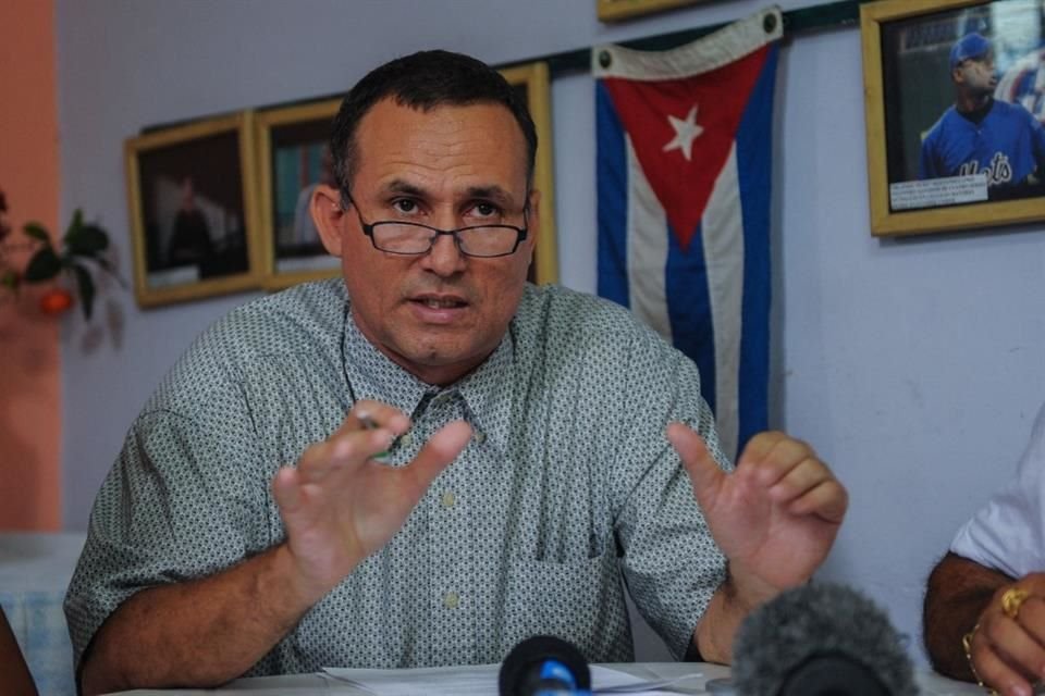 El líder opositor cubano José Daniel Ferrer durante una conferencia de prensa el 12 de mayo del 2016.