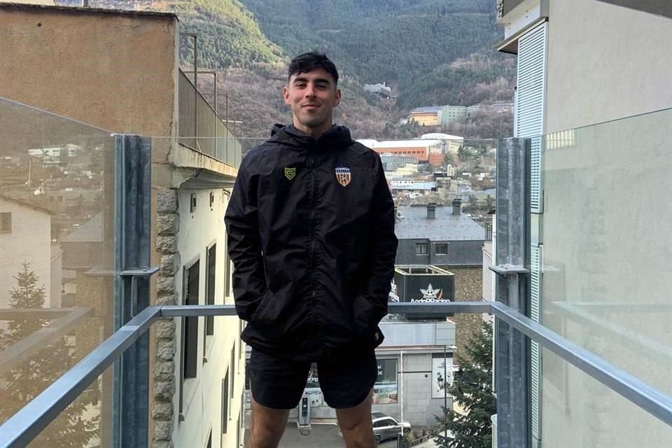 Sergio Villarreal, de 25 años, juega en el Rangers FC, de la Primera División de Andorra.