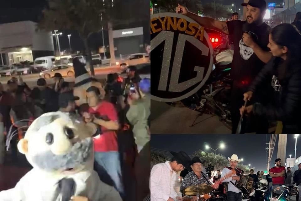 La manifestación se convirtió en fiesta.