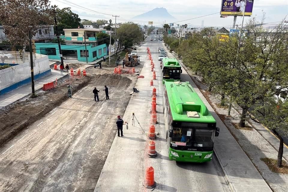 La rehabilitación es del tramo que abarca de la Avenida Lázaro Cárdenas hasta F. Velázquez.