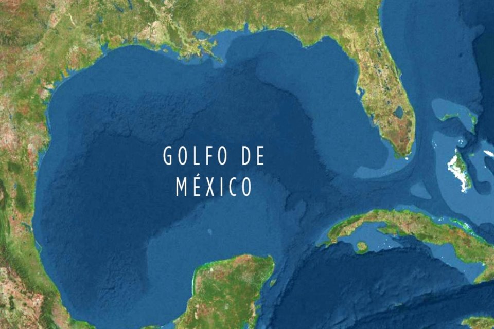 El Presidente Donald Trump cambiará el nombre del Golfo de México al Golfo de América en Estados Unidos.