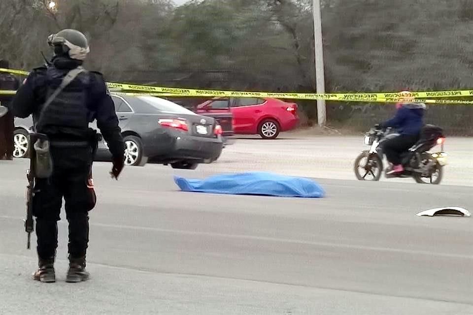 El accidente se reportó cerca de las 6:00 horas frente a la Colonia Portal de las Flores.