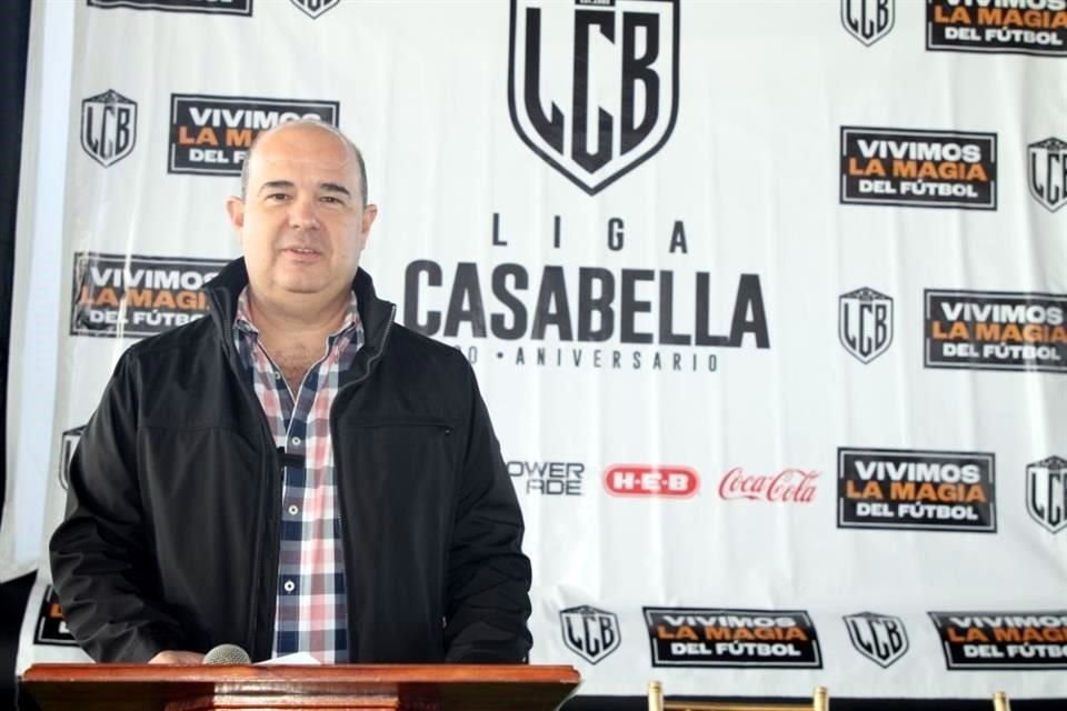 Gerardo Guerra, presidente de la liga.