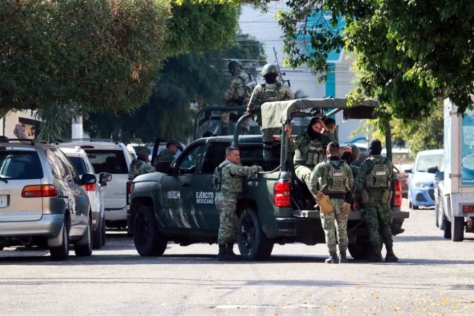 En el operativo participaron elemenros del Ejército Mexicano.