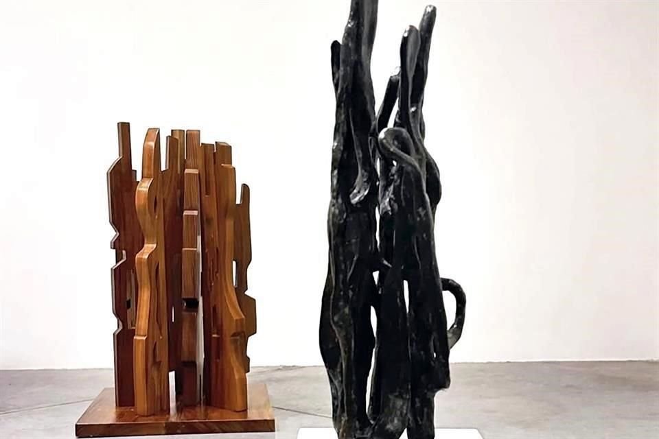 Esculturas de María Lagunes (1922-2024), en la Galería de Arte Mexicano, en CDMX.