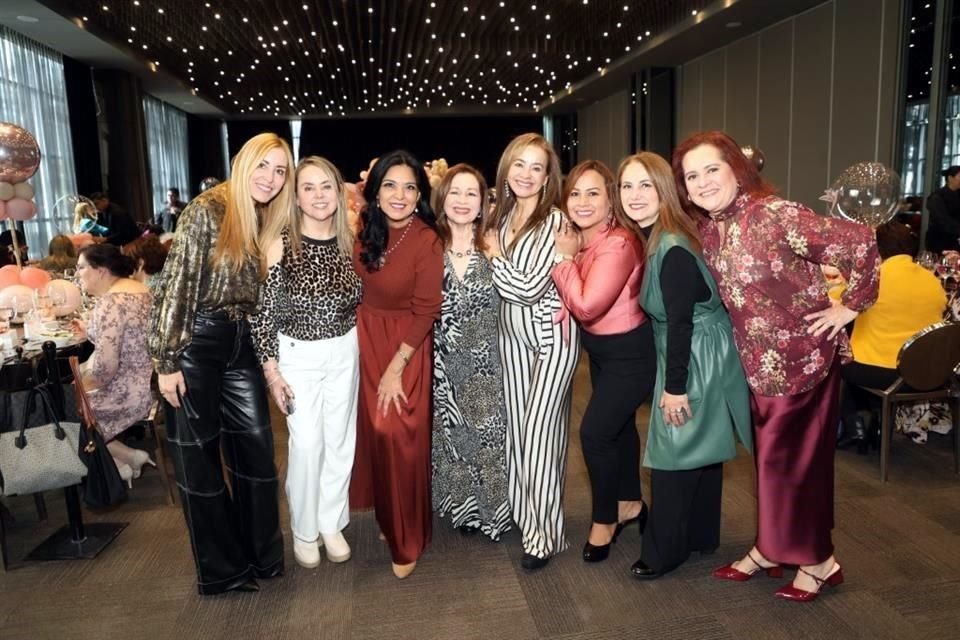 Paty Vega, Lolis de la Fuente, Ofelia Galván de De la Garza, Blanca Aranda, Elena Cárdenas, Patsy Montoya, Mirna Garza y Nancy Valdez