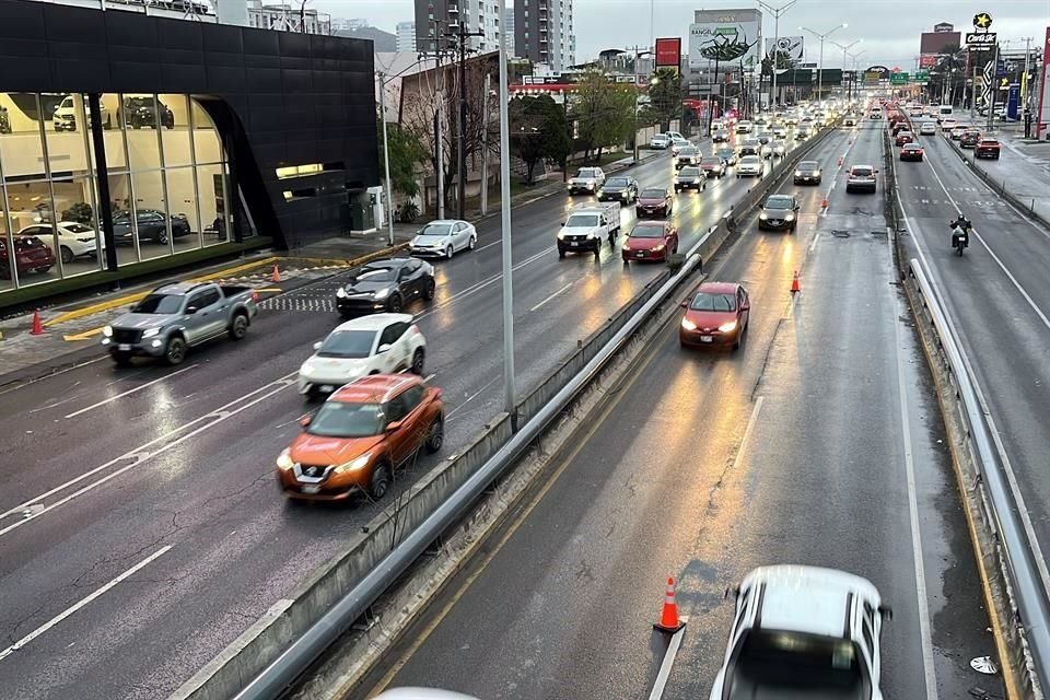 Desde el lunes, el municipio de Monterrey hace pruebas en el contraflujo de la Avenida Gonzalitos.