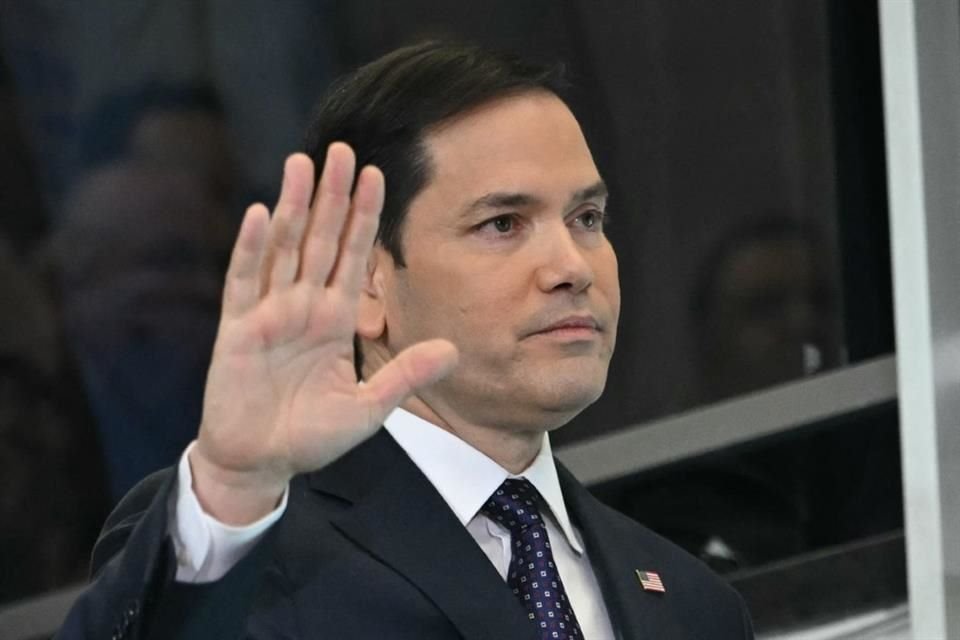 El Secretario de Estado, Marco Rubio, a su llegada al Departamento de Estado en Washington, el 21 de enero del 2025.