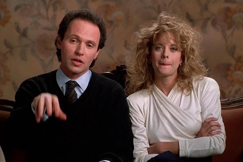 La escena que recrearon los actores es la final de la película, que muestra a Harry y Sally sentados frente a una cámara contando a los espectadores su historia de amor.