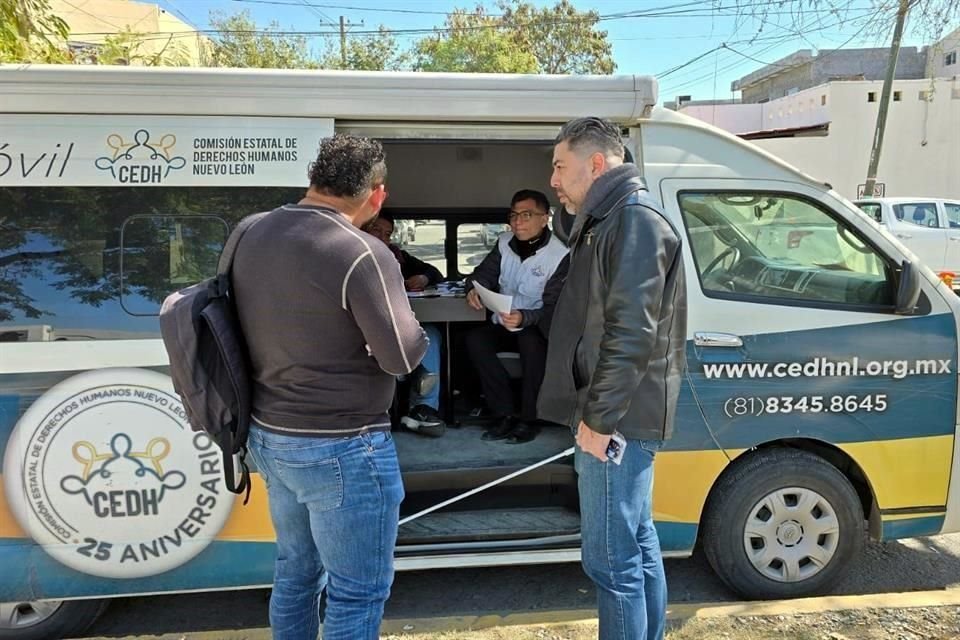 En la jornada se proporcionó información sobre los servicios que ofrece la CEDHNL y se brindó orientación.