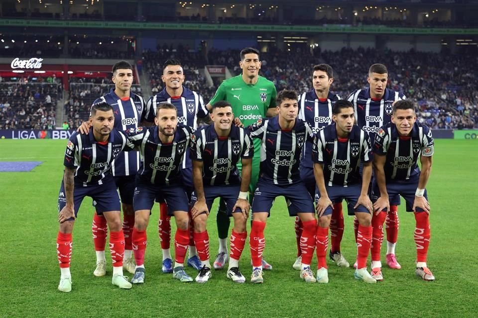 Así salió Rayados al partido.