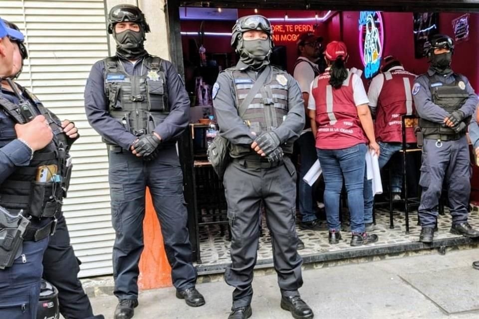 Personal acudió a realizar un recorrido en chelerías de Tepito.