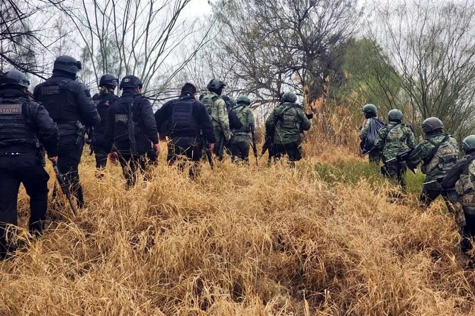 En el operativo de vigilancia participan elementos del Ejército, FGR así como de la Guardia Nacional y de Tamaulipas.