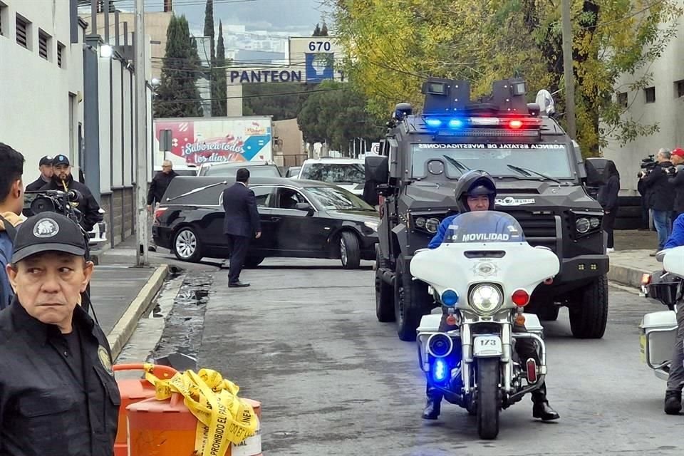 En la ceremonia estuvieron presentes familiares, compañeros y policías de otras corporaciones del estado y federales.