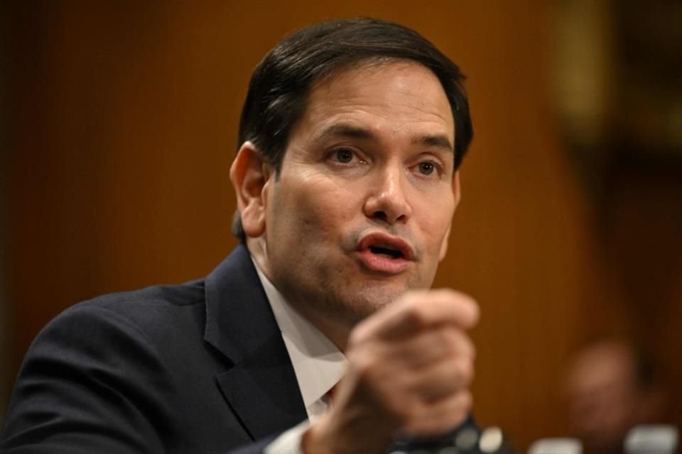 El entonces senador Marco Rubio durante una audiencia ante el senado en Washington, el 15 de enero del 2025.