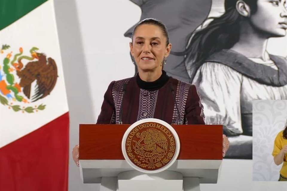 La Presidenta de México inició su conferencia mañanera de este viernes hablando de la amenaza de aranceles del Mandatario de Estados Unidos.