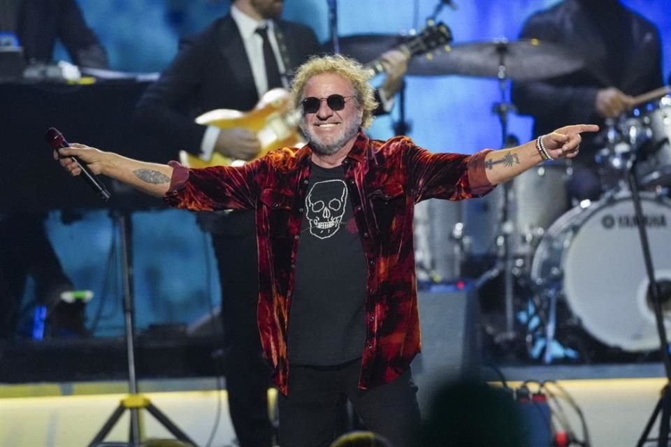 Sammy Hagar también hizo presencia en el evento para apoyar a las víctimas de los incendios en Los Ángeles.