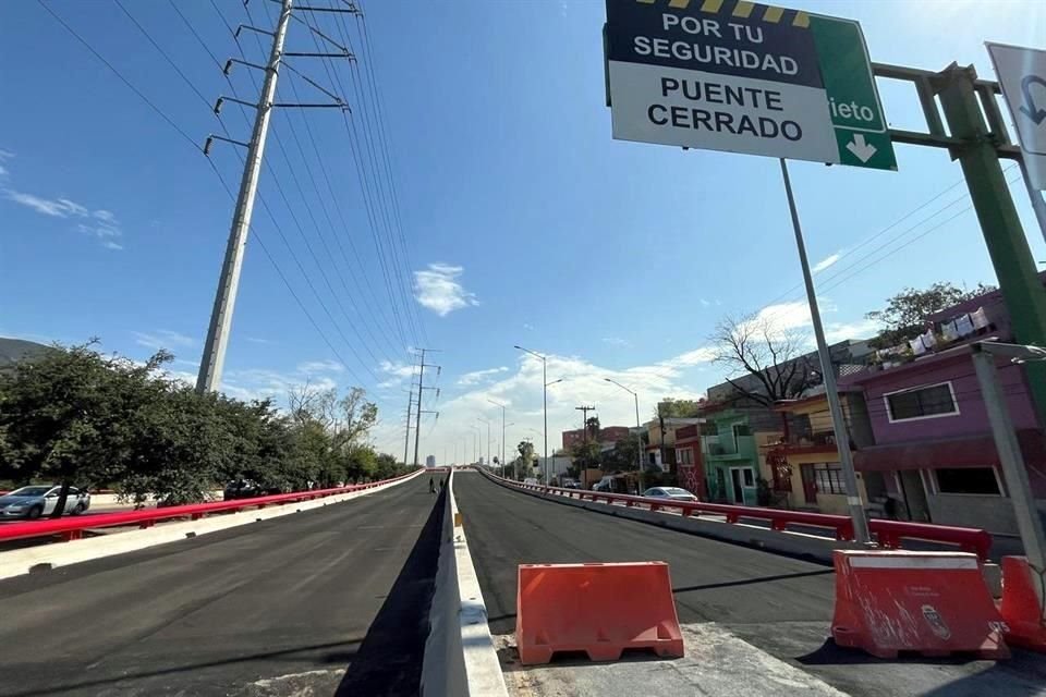  Los trabajos en el Puente Jiménez están prácticamente listos y está próximo a ser reabierto al paso vial.