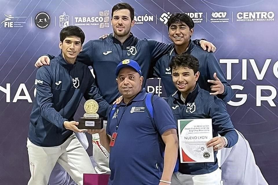 Al mando del técnico Abraham O´Reilly Román, NL se agenció el selectivo nacional de esgrima rumbo a los Juegos Panamericanos Junior Asunción de 2025.