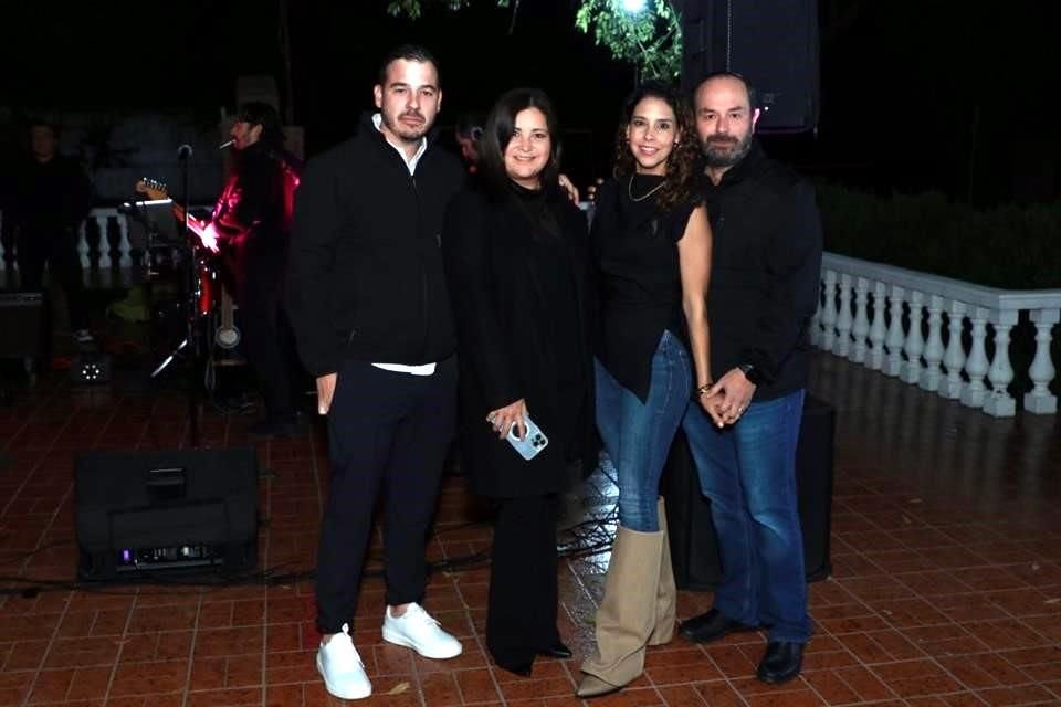 Antonio Herrera, Blanca Cruz, Mariana Gamboa y Hugo Rodríguez