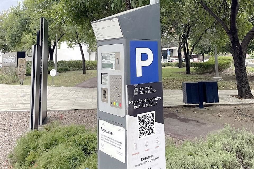 El Municipio de San Pedro tiene una tarifa de 10 pesos por hora en los espacios con parquímetro.
