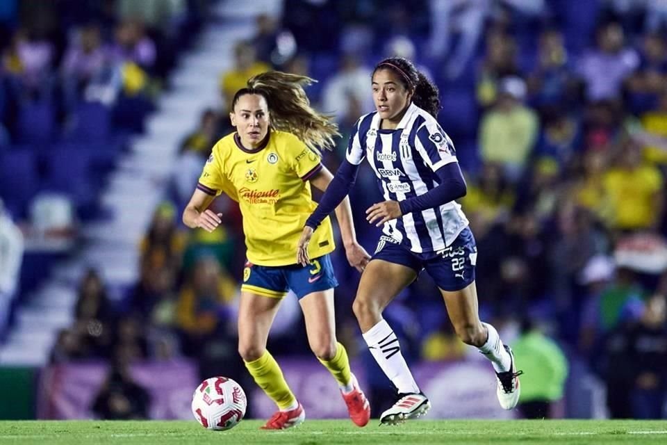 Rayadas no pudo mantener ventaja en dos ocasiones y terminó por perder 3-2 en su visita al América, viendo frenada una racha de 4 juegos sin derrota, a unos días del Clásico Regio Femenil.