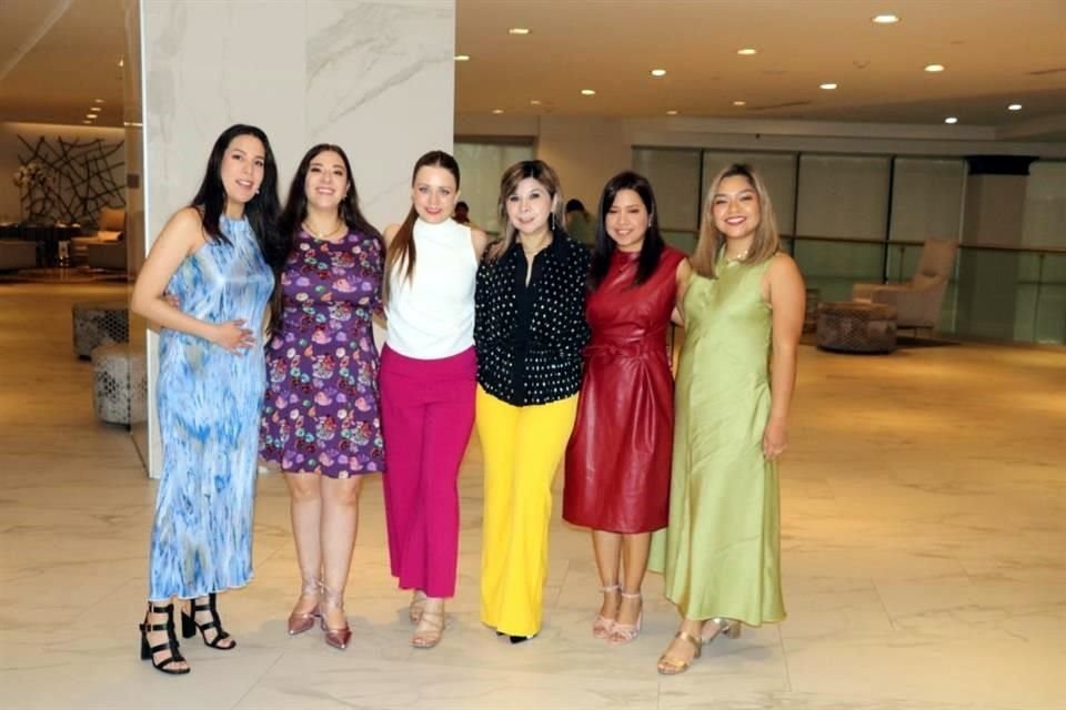 Lorena Silva, Daniela Gutiérrez, Grecia de León, Mónica Ramírez, Lizbeth Saldaña y Malena Faz