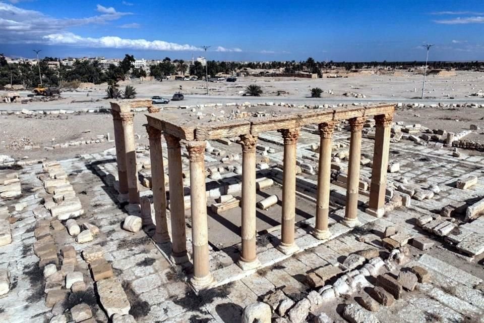 Los Baños de Zenobia se mantienen en pie.