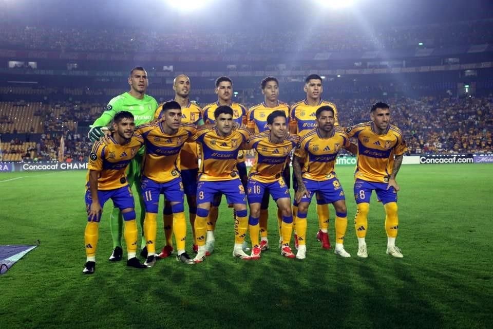 El once de arranque para Tigres.