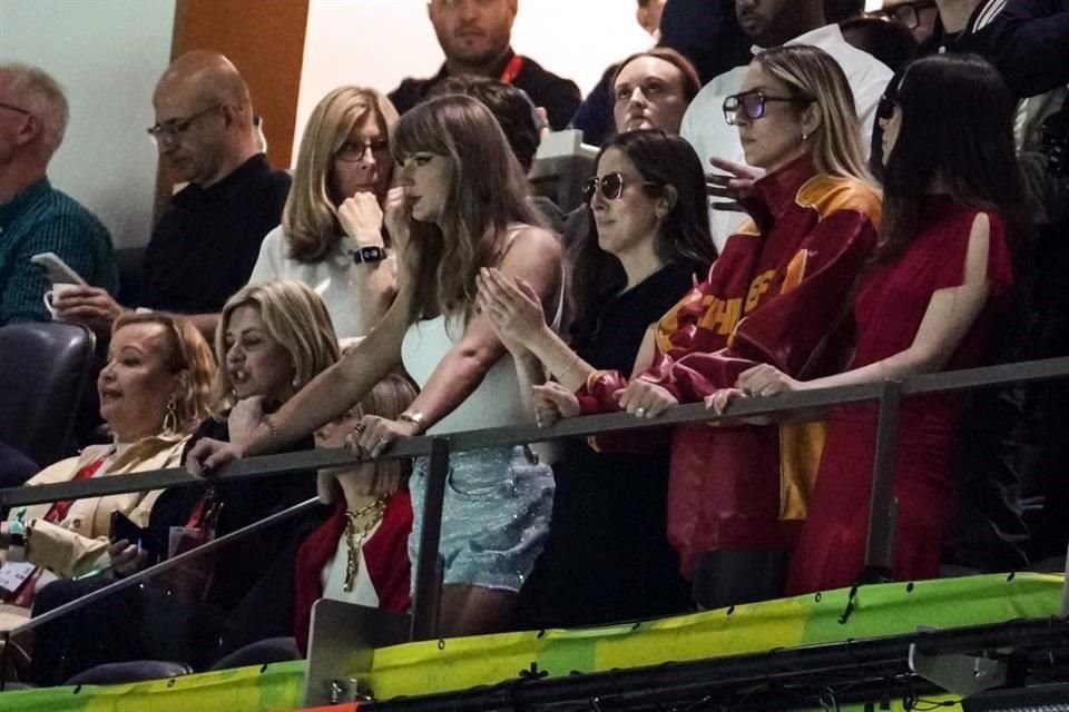 Taylor Swift estuvo presente en el juego como lo ha hecho en varios partidos más.