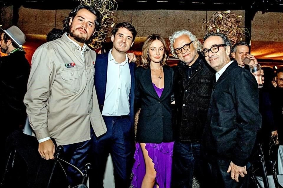 Luciano Concheiro, Miguel de Angoitia, Yael Sandler Sofía Betanzo, Gabriel Orozco y Gabriel Kuri