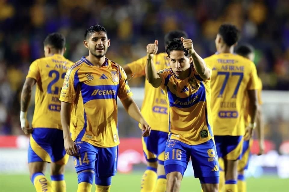 El gol del 'Factor' abrió el camino de la victoria para los felinos.