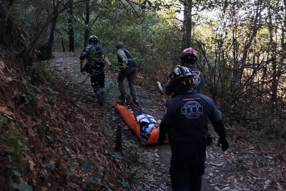 El accidente fue reportado alrededor de las 13:20 horas en la brecha conocida como Coatí 3, dentro del parque ecológico.