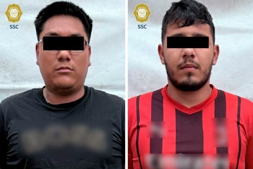 Los dos sujetos fueron detenidos tras ubicarlos con cámaras de videovigilancia.