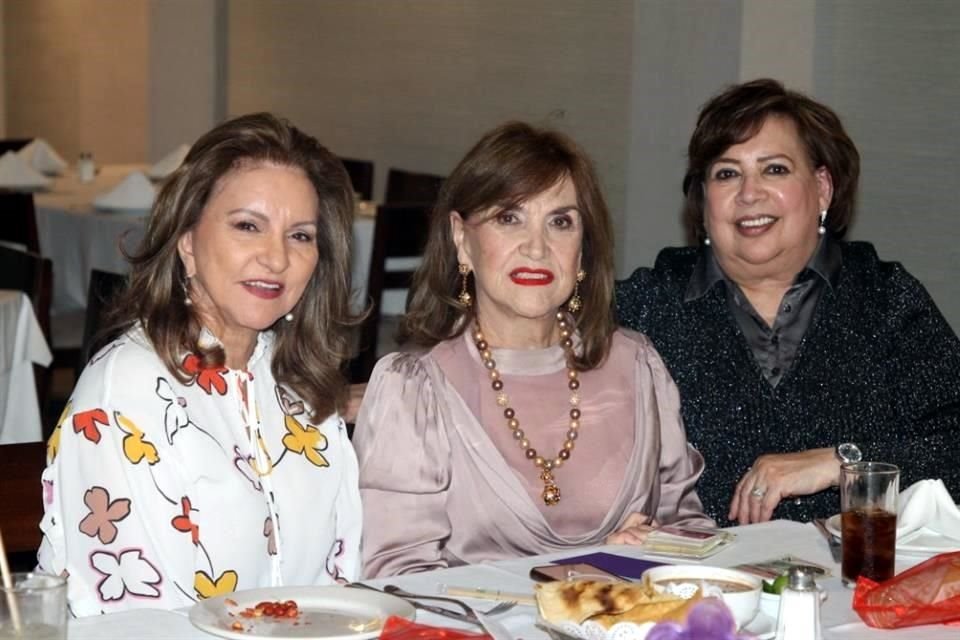 Olivia Castillo, Yolanda de Ávalos y Orquídea de Aldape