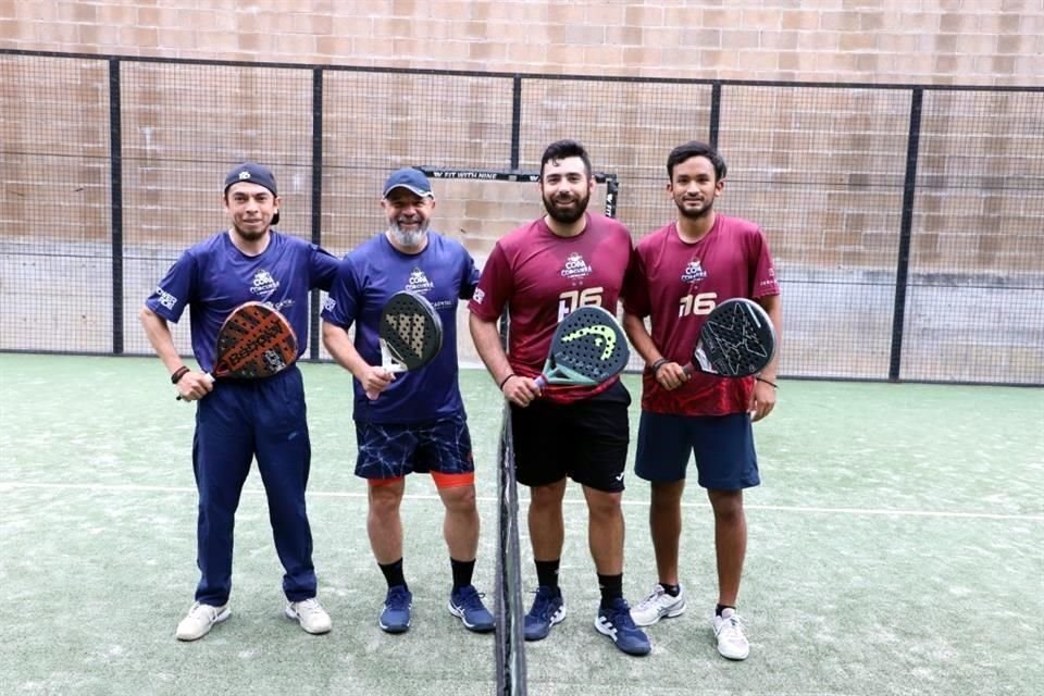 Víctor Hugo López, Marcelo Lozano, Guillermo Arrambide y Raúl Trejo