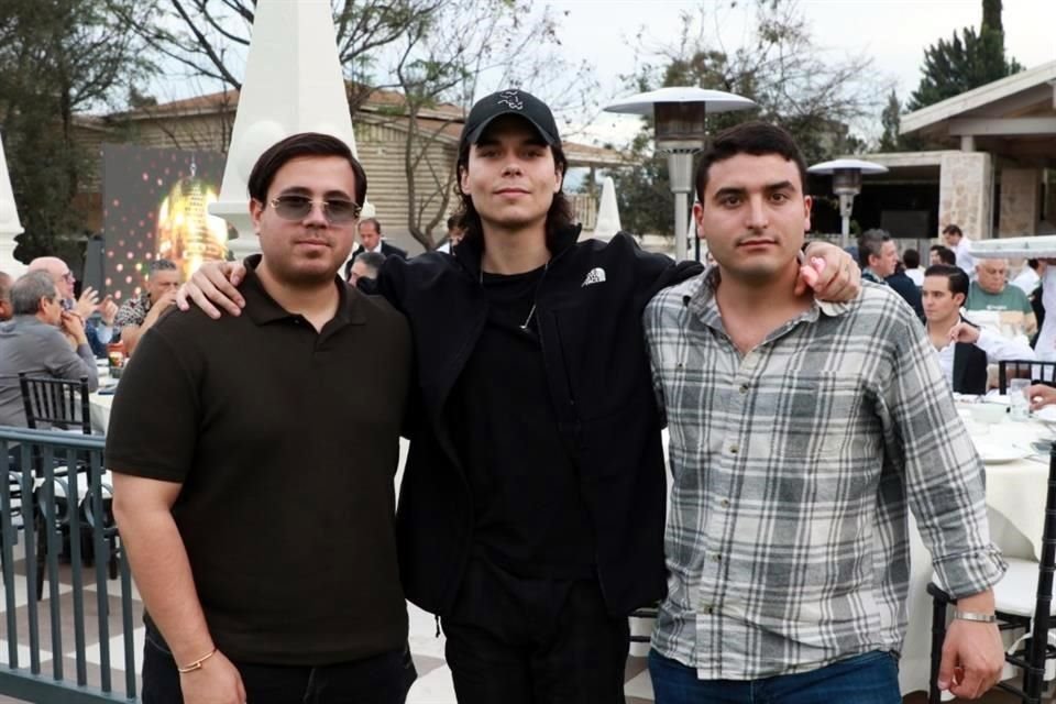 Marcelo Pérez, Mauricio Fernández y Fernando Díaz