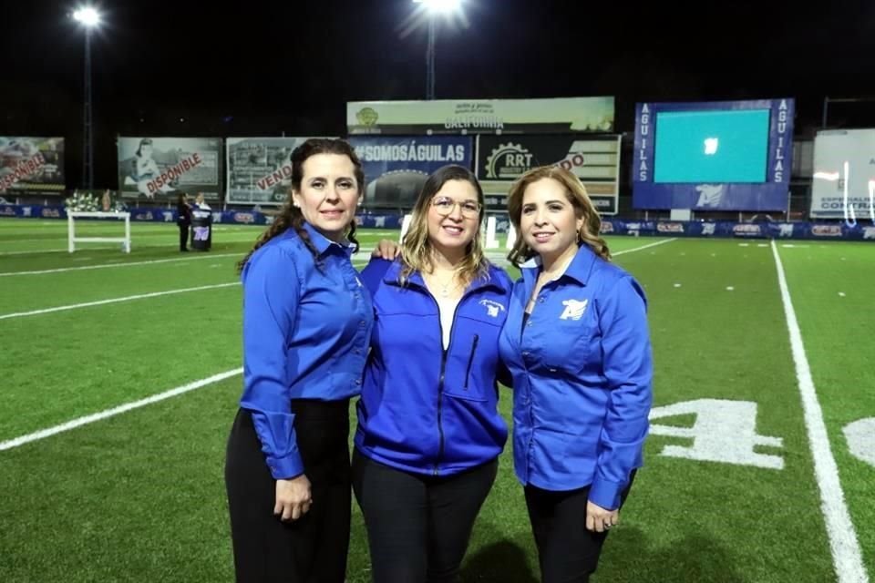 Diana García, Cinthia de Torres y Rocío Salazar